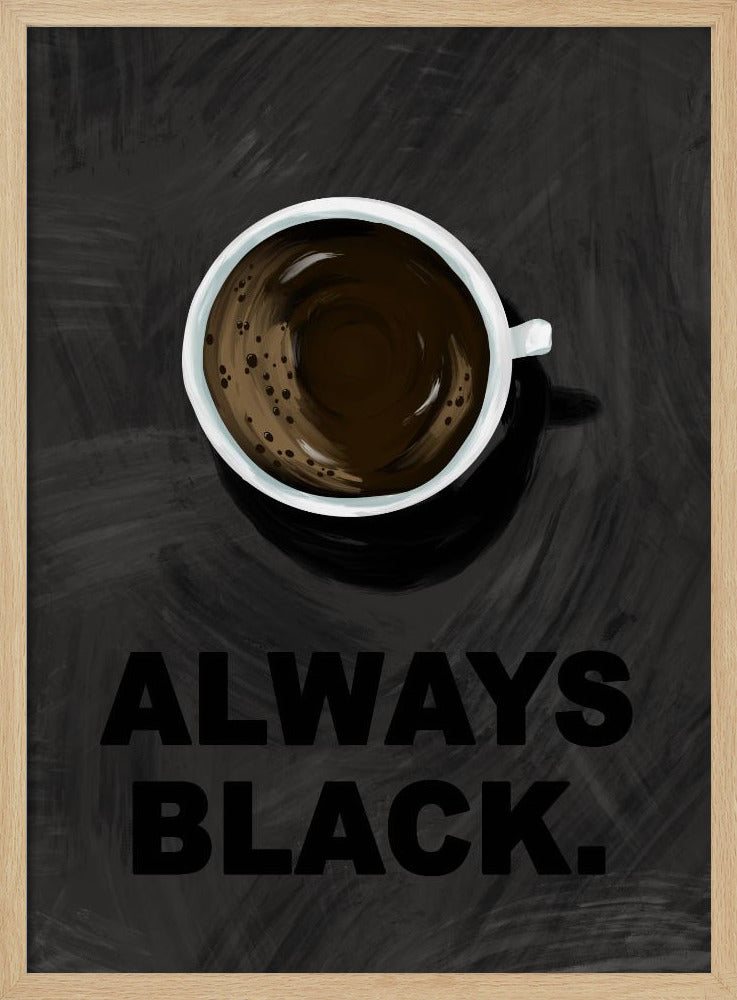 Zwarte koffie | Poster