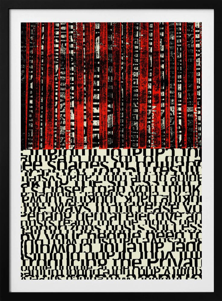 Gefragmenteerde texturen | Poster