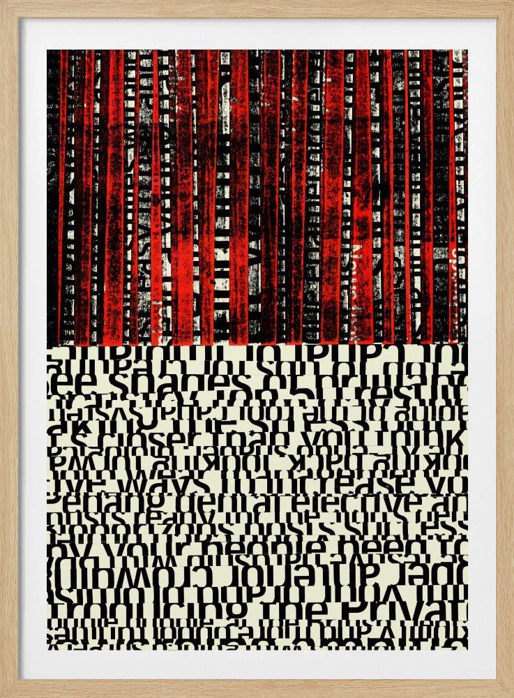 Gefragmenteerde texturen | Poster