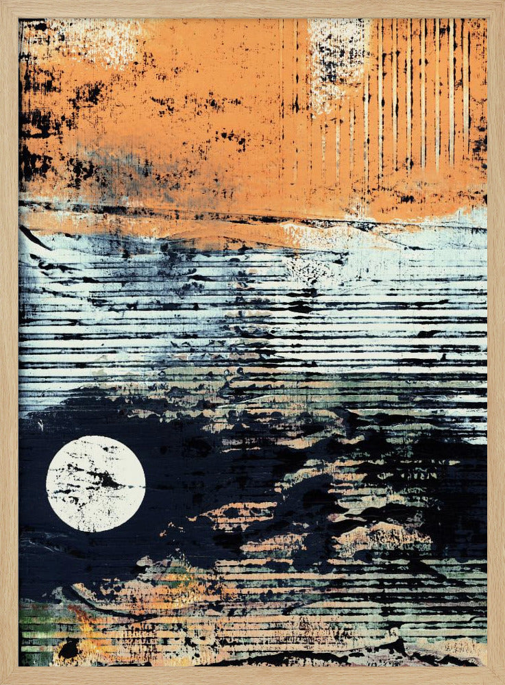 Weerspiegeling van maannevel | Poster