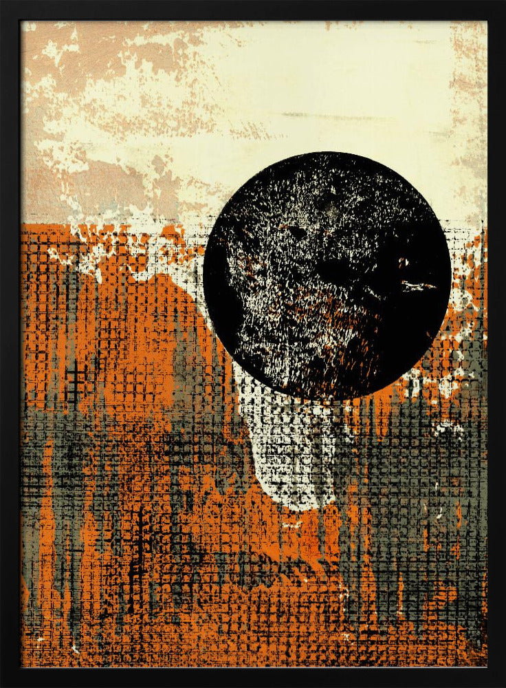 Eclipse over textuur | Poster