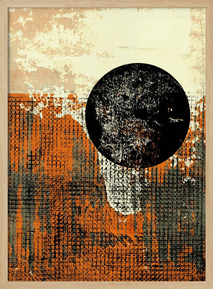 Eclipse over textuur | Poster