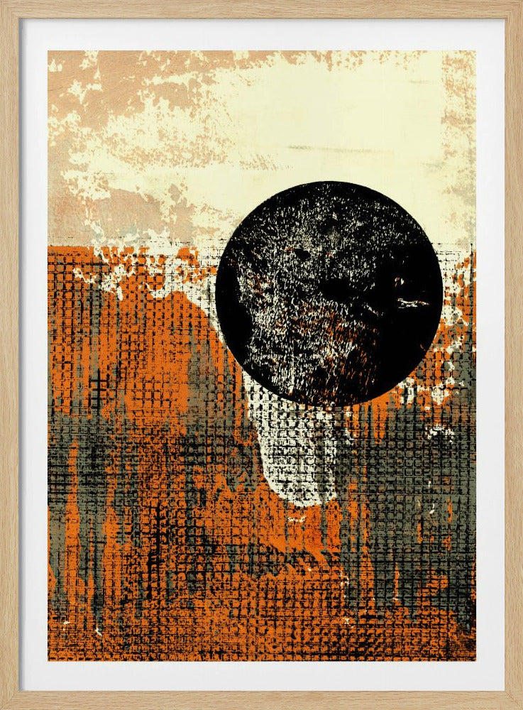 Eclipse over textuur | Poster