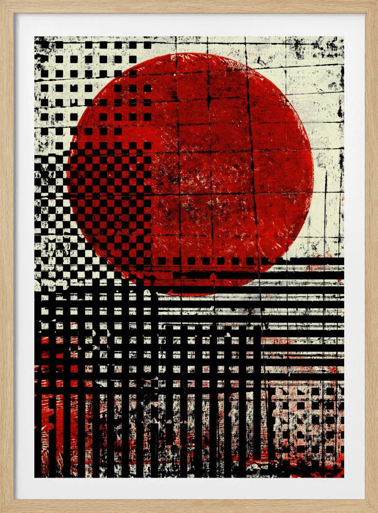 Zwart-witte geometrische patronen | Poster