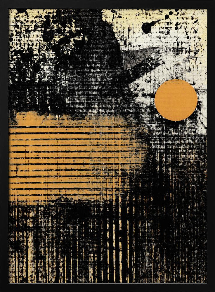 Penseelstreken met textuurpatronen | Poster