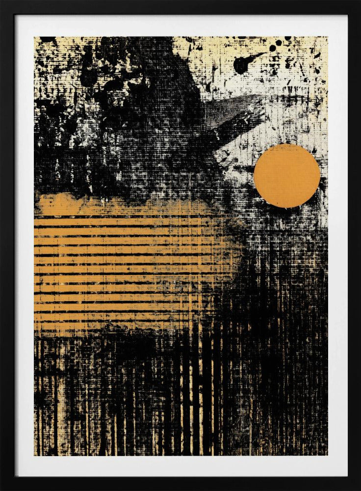 Penseelstreken met textuurpatronen | Poster