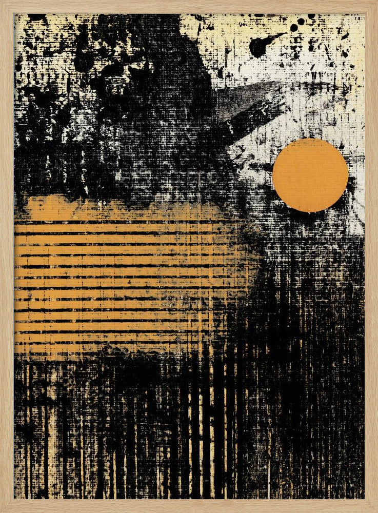 Penseelstreken met textuurpatronen | Poster