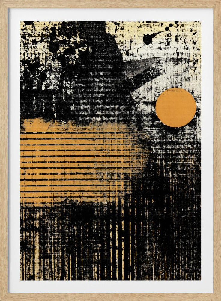 Penseelstreken met textuurpatronen | Poster