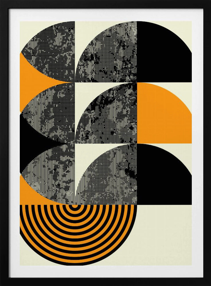 Geometrische abstractiedynamiek | Poster