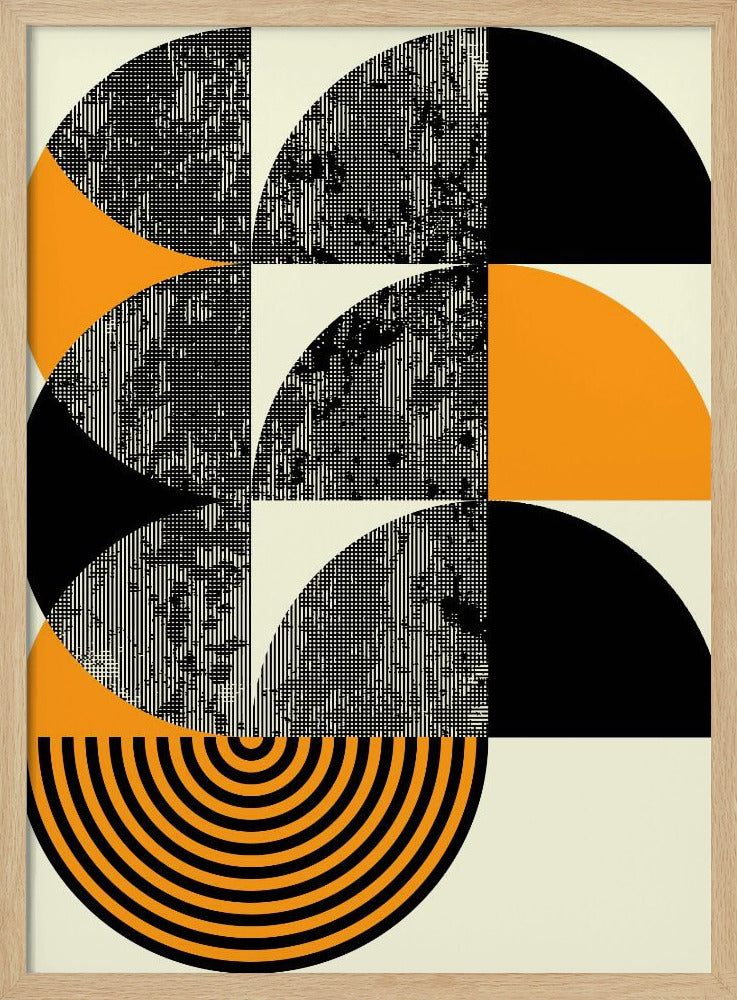 Geometrische abstractiedynamiek | Poster