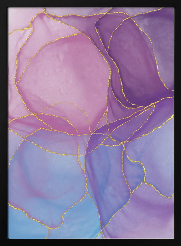 Abstract Pastel &amp; Gold | Poster