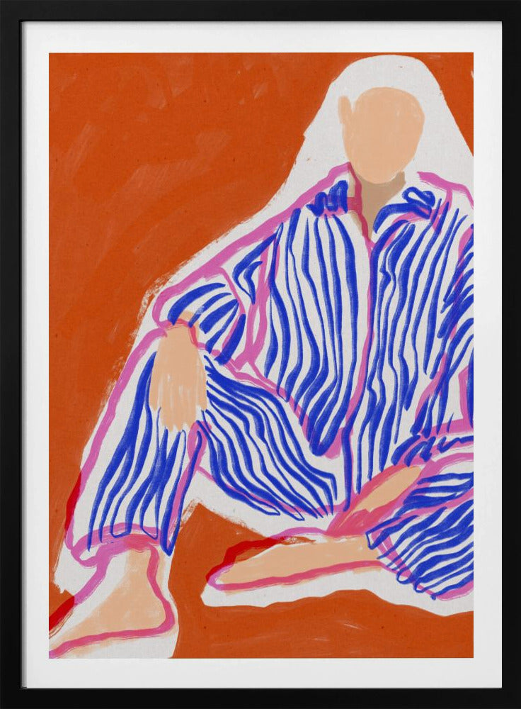 Gestreepte sereniteit | Poster