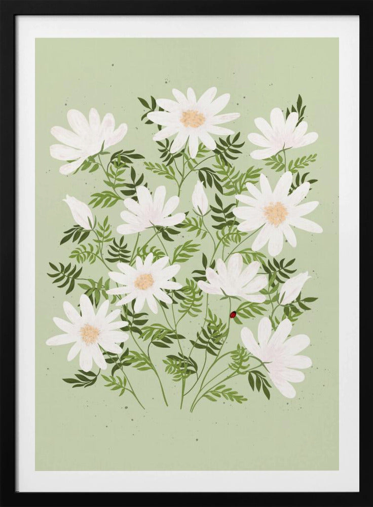 Lieveheersbeestjesbloemen | Poster