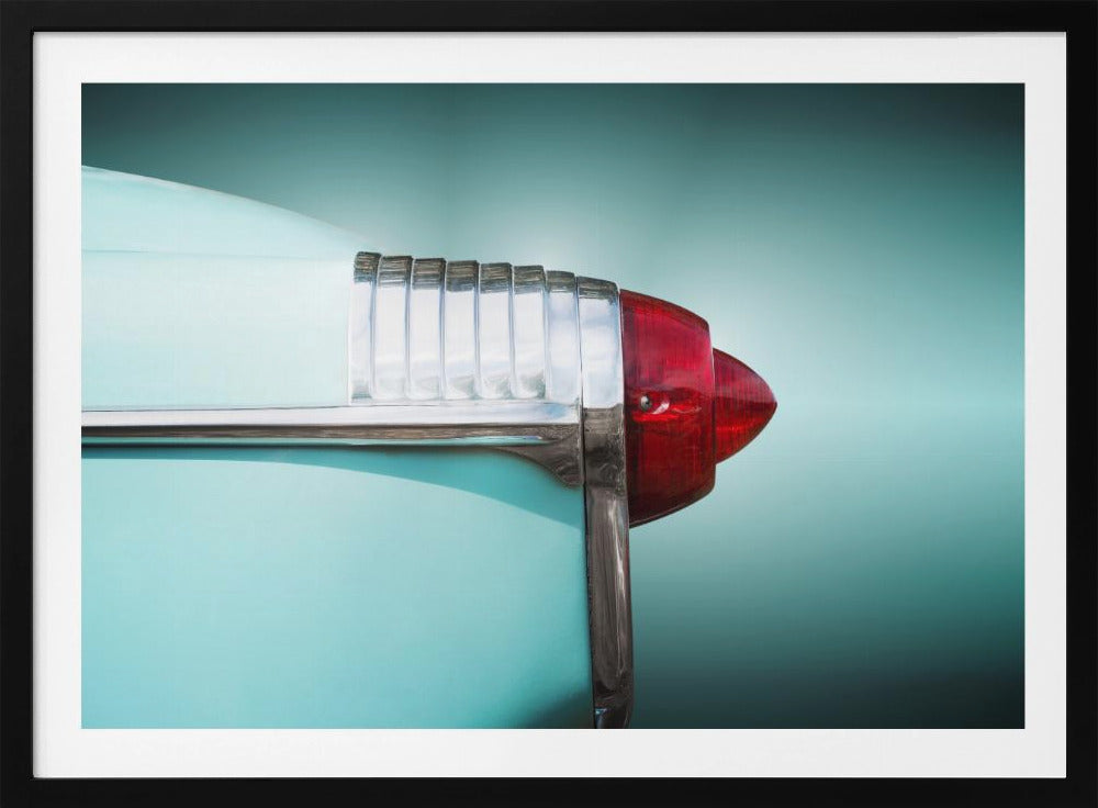 Amerikaanse klassieke auto Super 88 1953 Achterkant | Poster