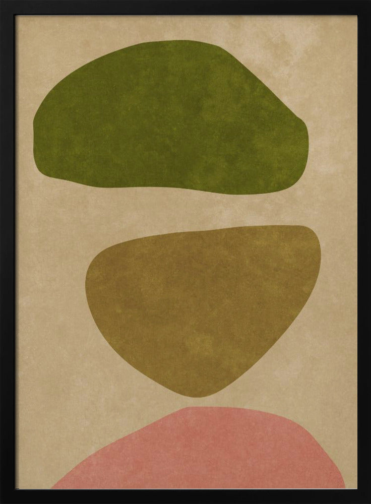 Abstracte vormen Naakt | Poster