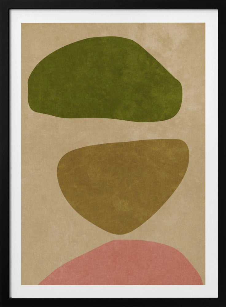 Abstracte vormen Naakt | Poster