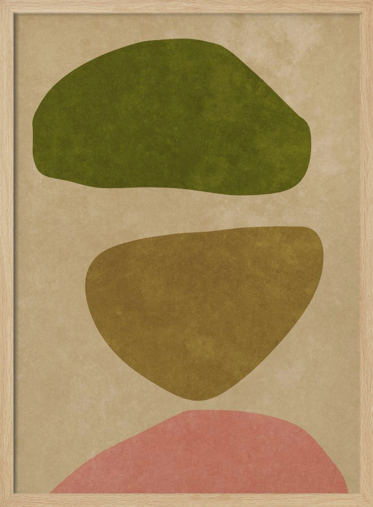 Abstracte vormen Naakt | Poster