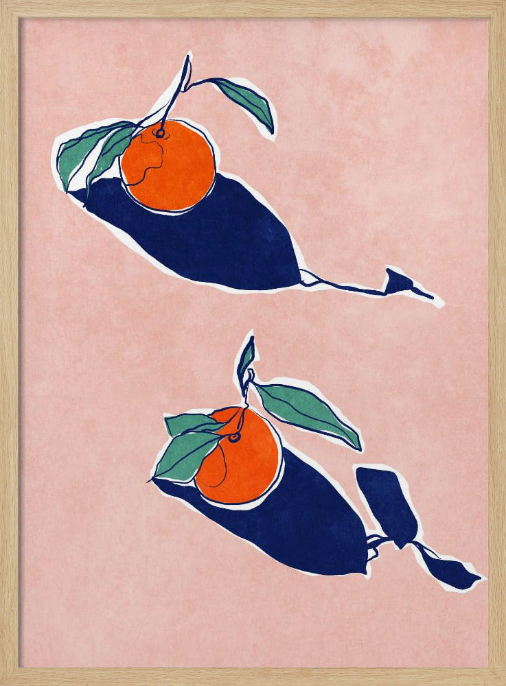 Abstract Oranges | Poster