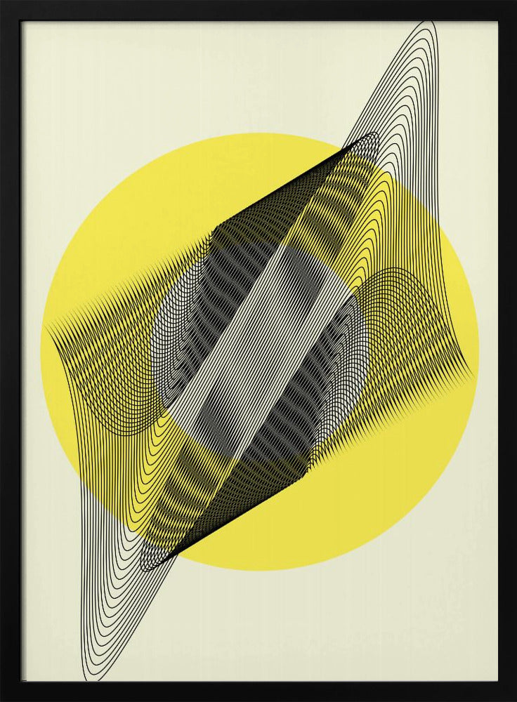 Abstract golvenlandschap | Poster
