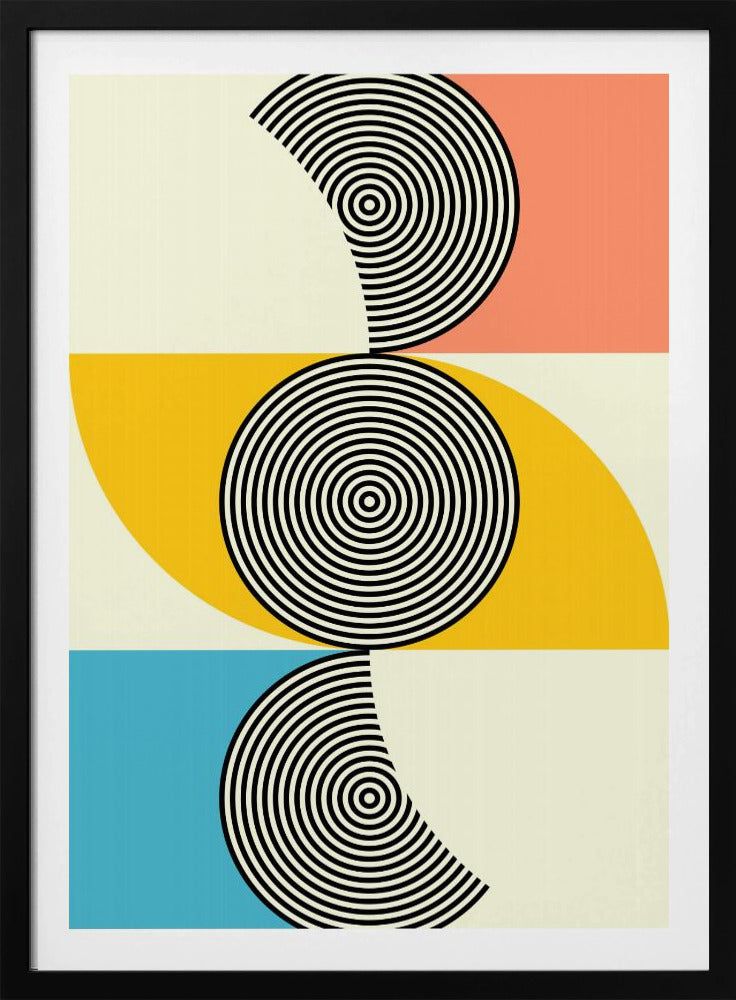 Cirkels in harmonie | Poster