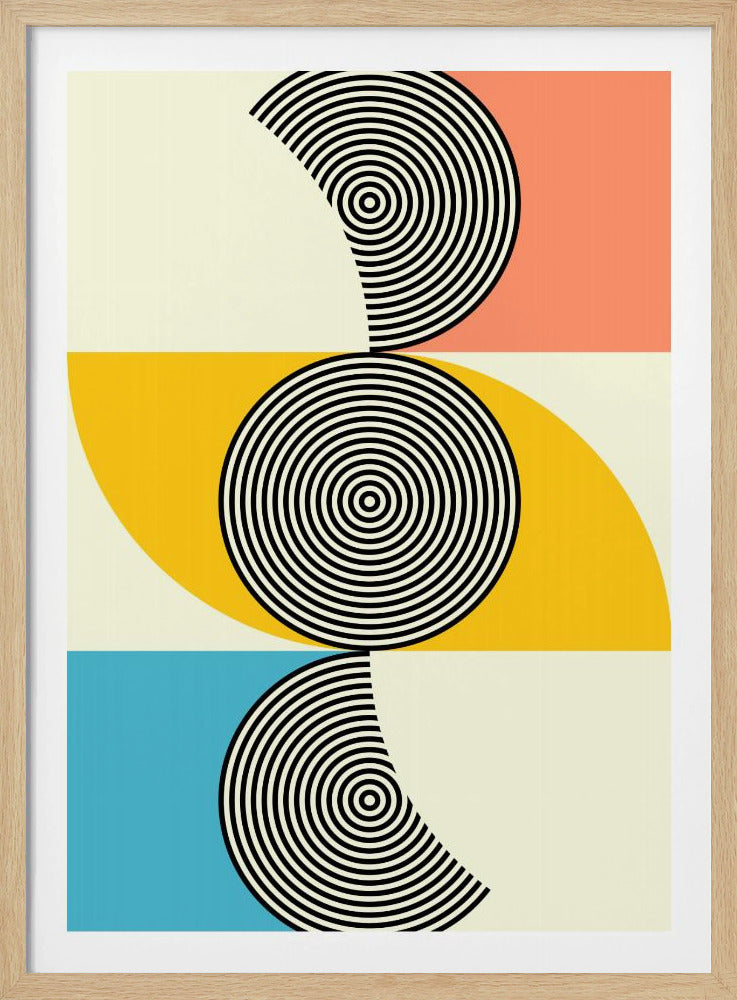 Cirkels in harmonie | Poster