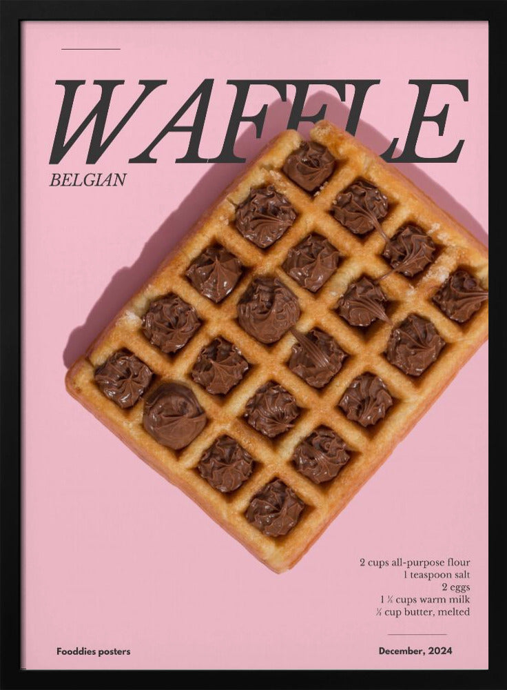 Belgische wafel | Poster