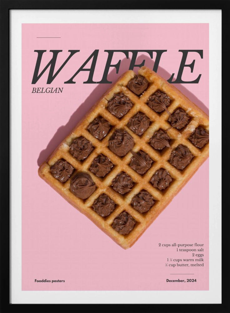 Belgische wafel | Poster
