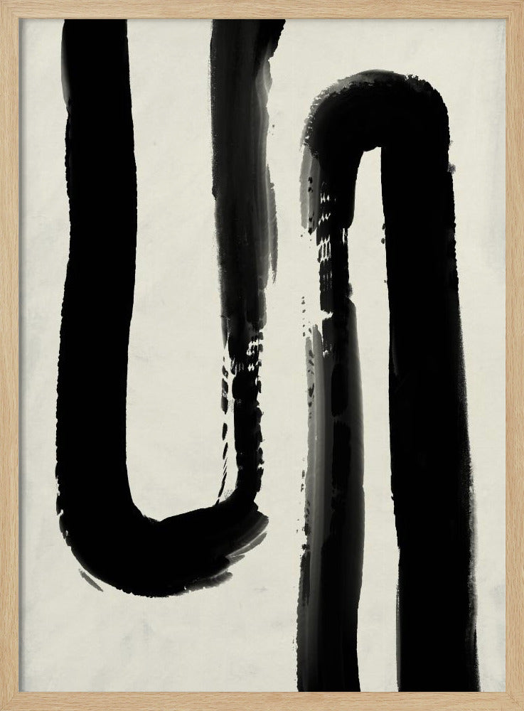 Monochrome stroom | Poster
