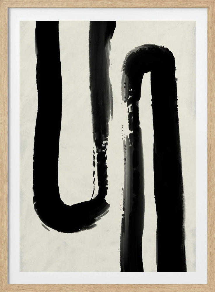 Monochrome stroom | Poster