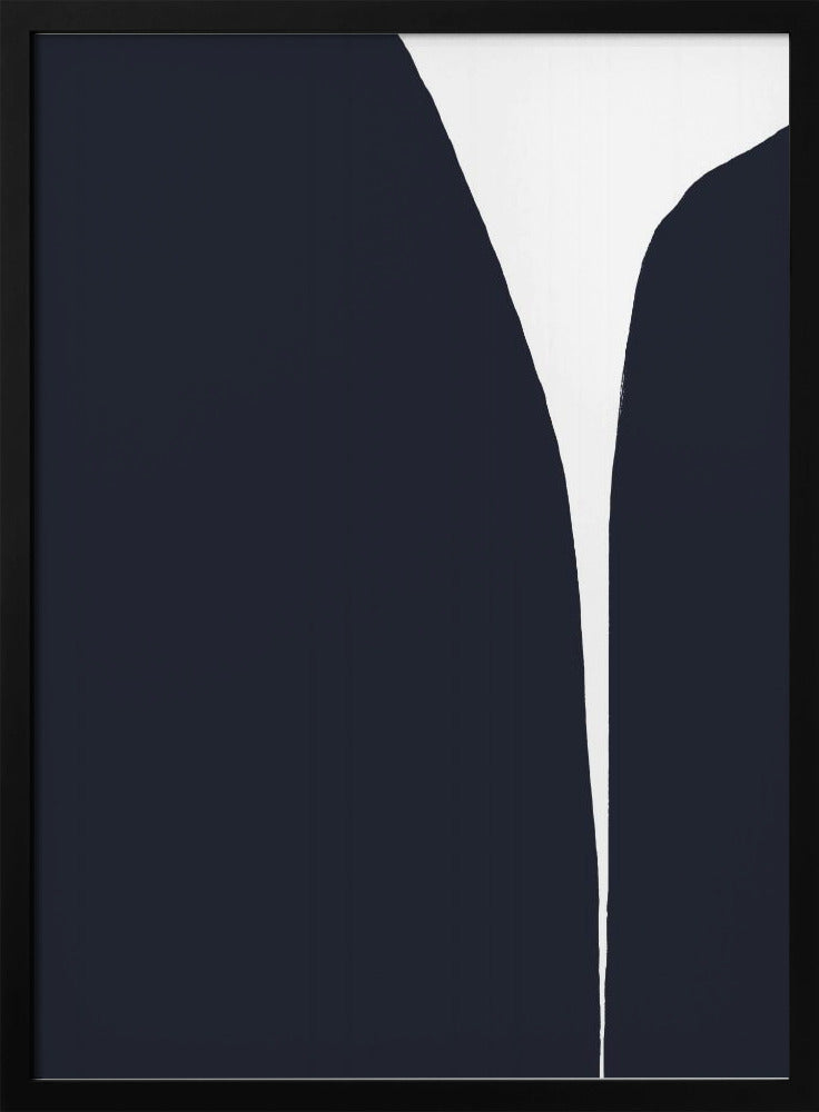 Minimalistische lijnen en een opvallend kleurcontrast | Poster