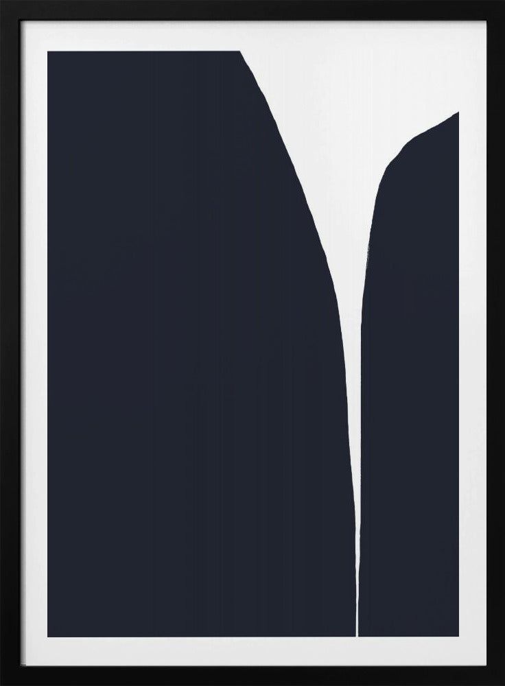 Minimalistische lijnen en een opvallend kleurcontrast | Poster