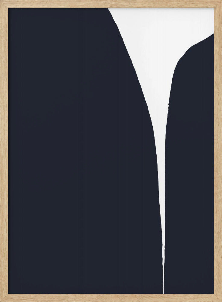 Minimalistische lijnen en een opvallend kleurcontrast | Poster