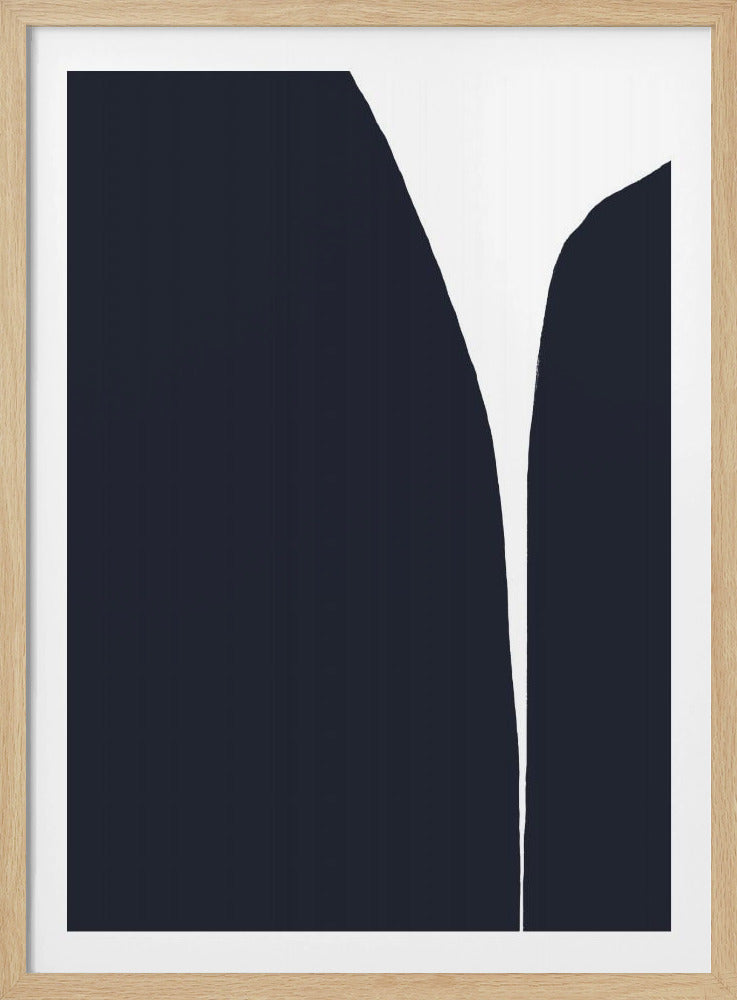 Minimalistische lijnen en een opvallend kleurcontrast | Poster
