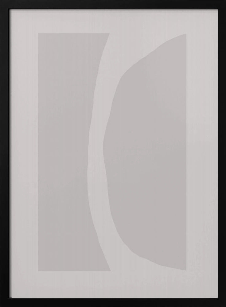 Gebogen abstract licht | Poster