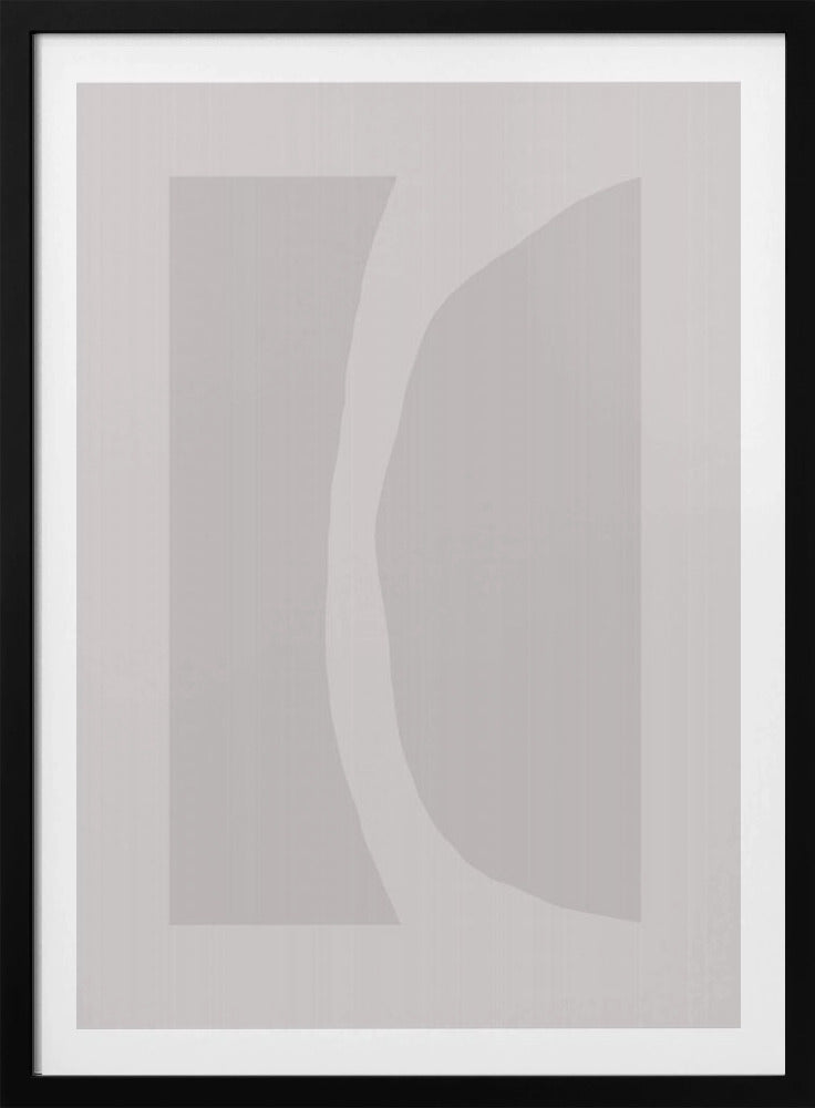 Gebogen abstract licht | Poster