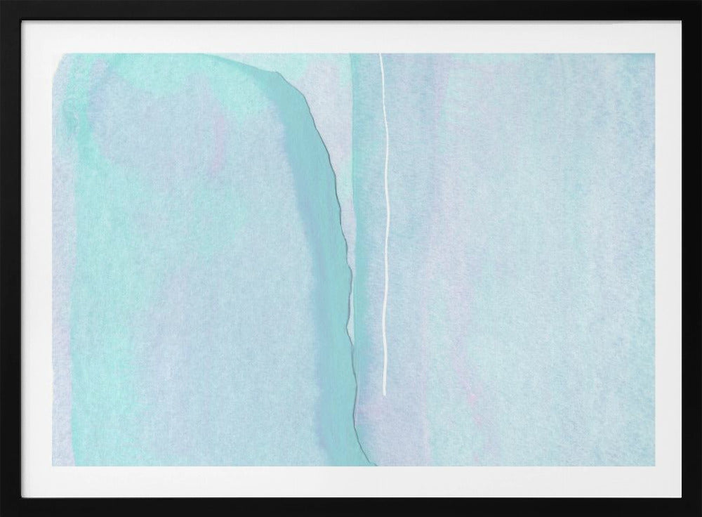 Soft Blue And Turquoise Hues | Poster