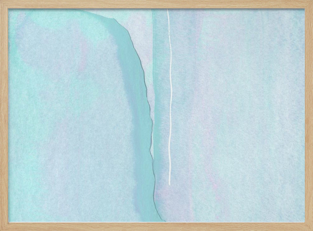 Soft Blue And Turquoise Hues | Poster