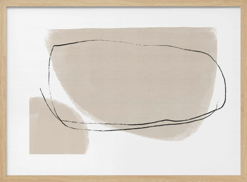 Beige And White Tones | Poster
