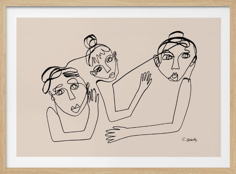 People Beige | Poster