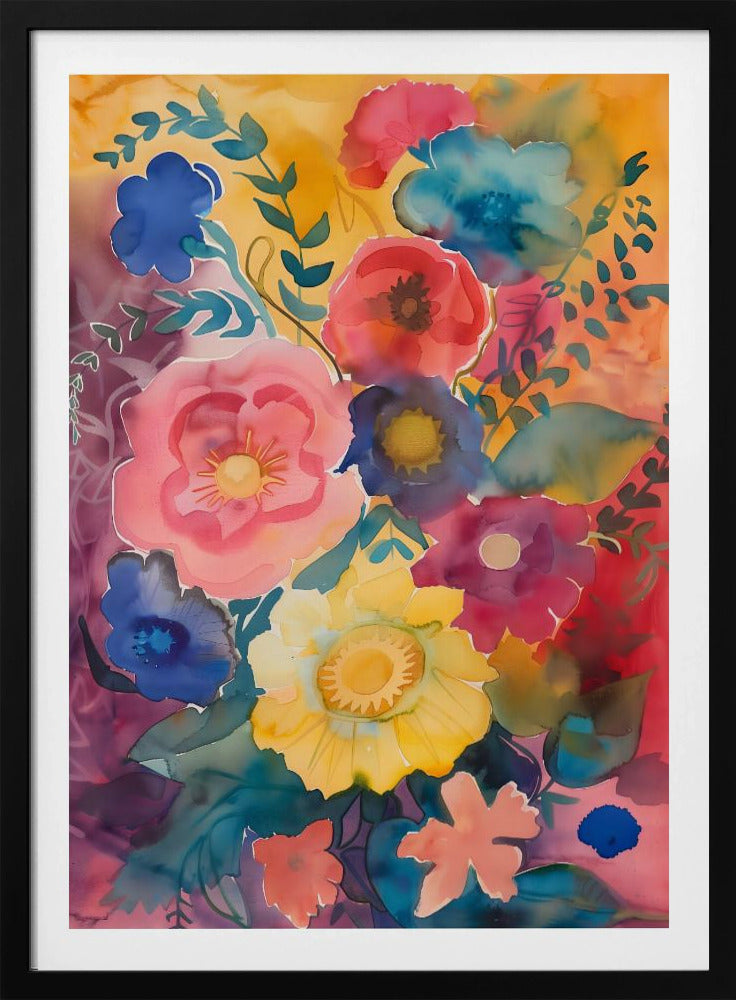 Watercolor Floral No. 6 | Poster