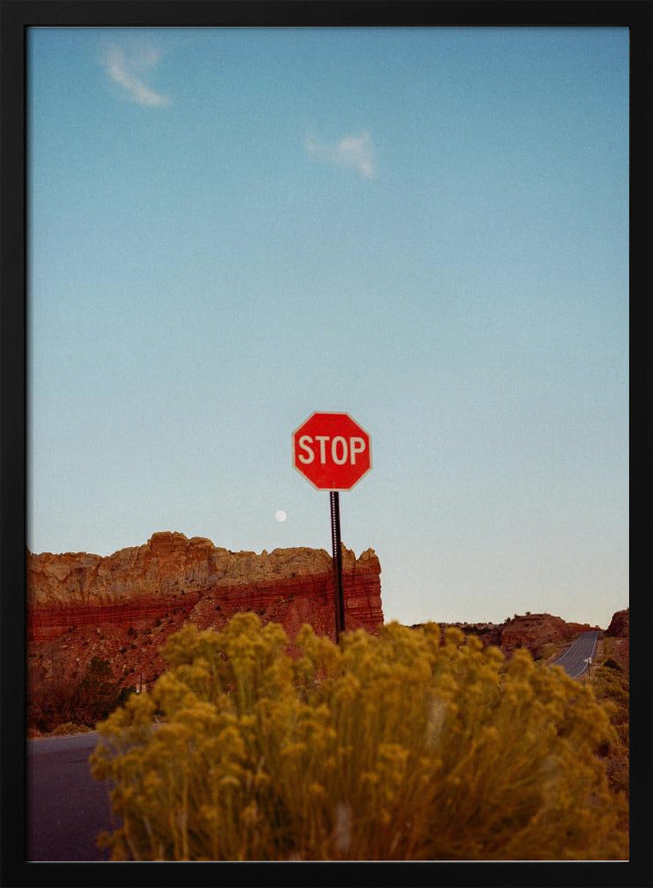 Zonsondergang in Abiquiu | Poster