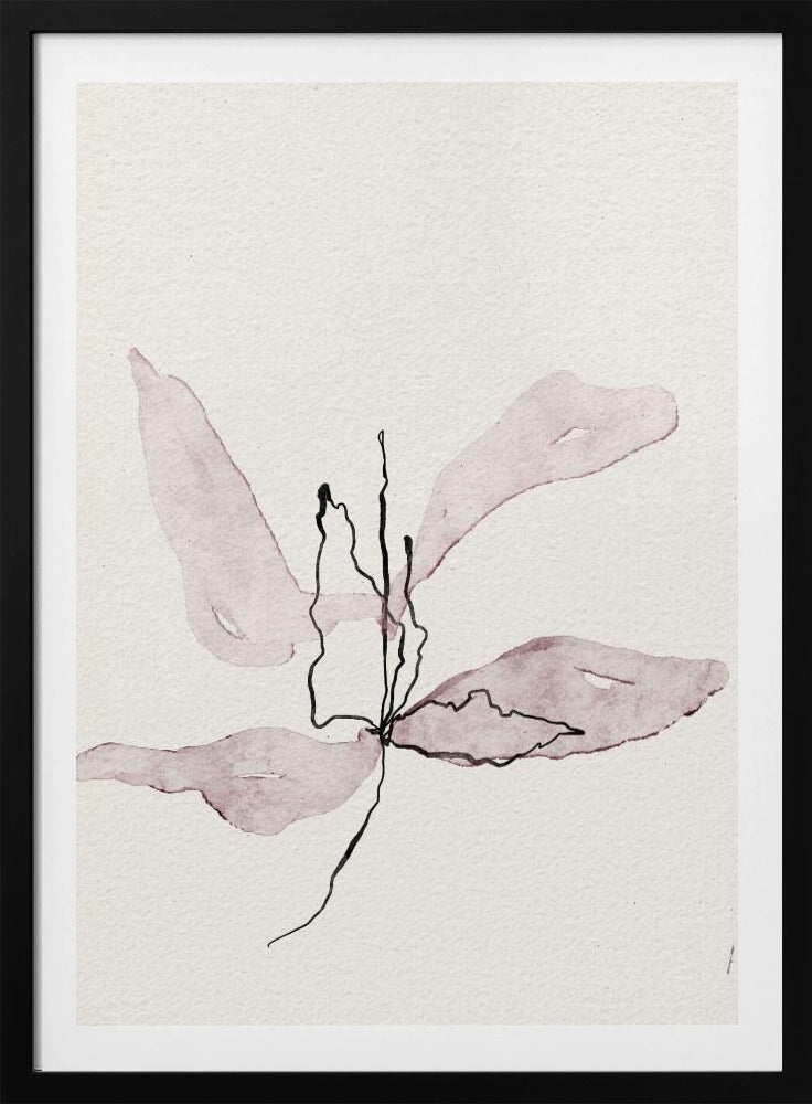 Delicate Bloemblaadjesdans | Poster