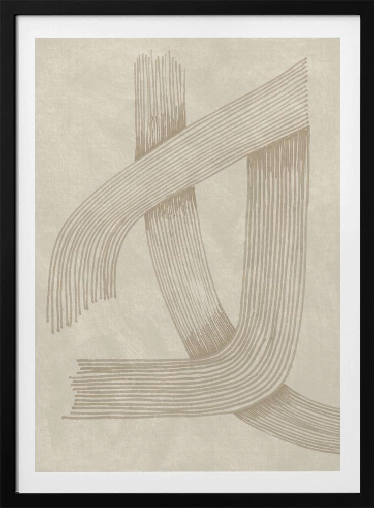 Abstracte geavanceerde lijn 01 | Poster