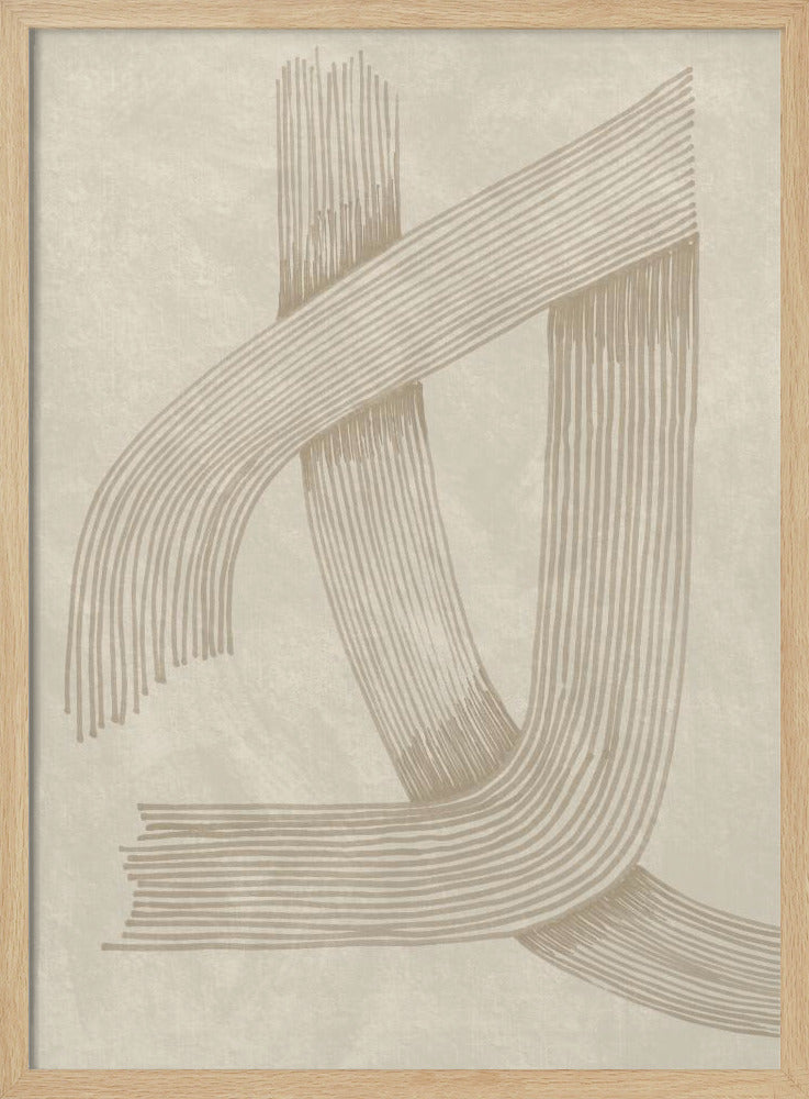 Abstracte geavanceerde lijn 01 | Poster