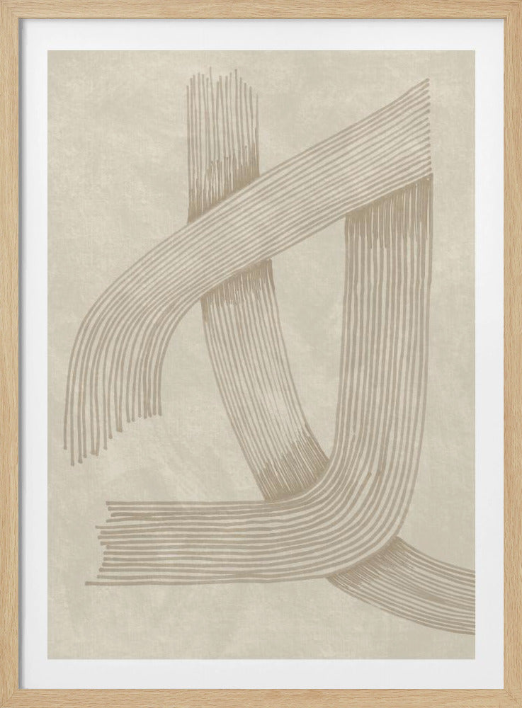 Abstracte geavanceerde lijn 01 | Poster