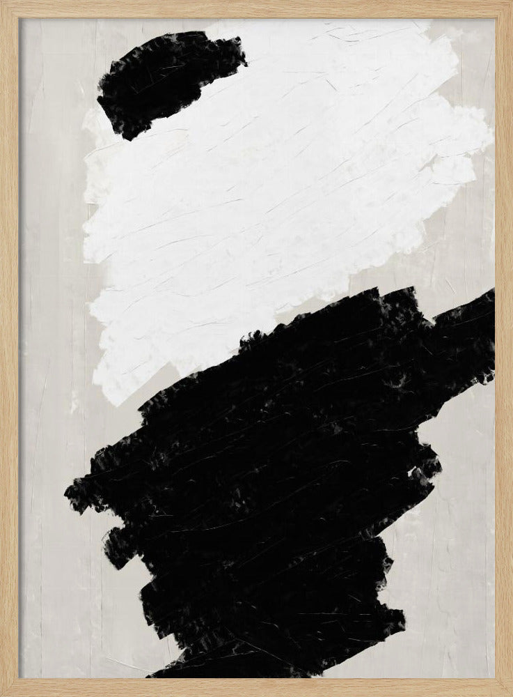 Rustiek organisch olieverfschilderij | Poster
