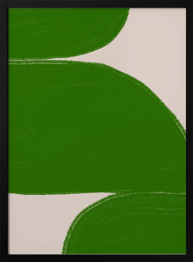 Green Waves Harmony | Poster