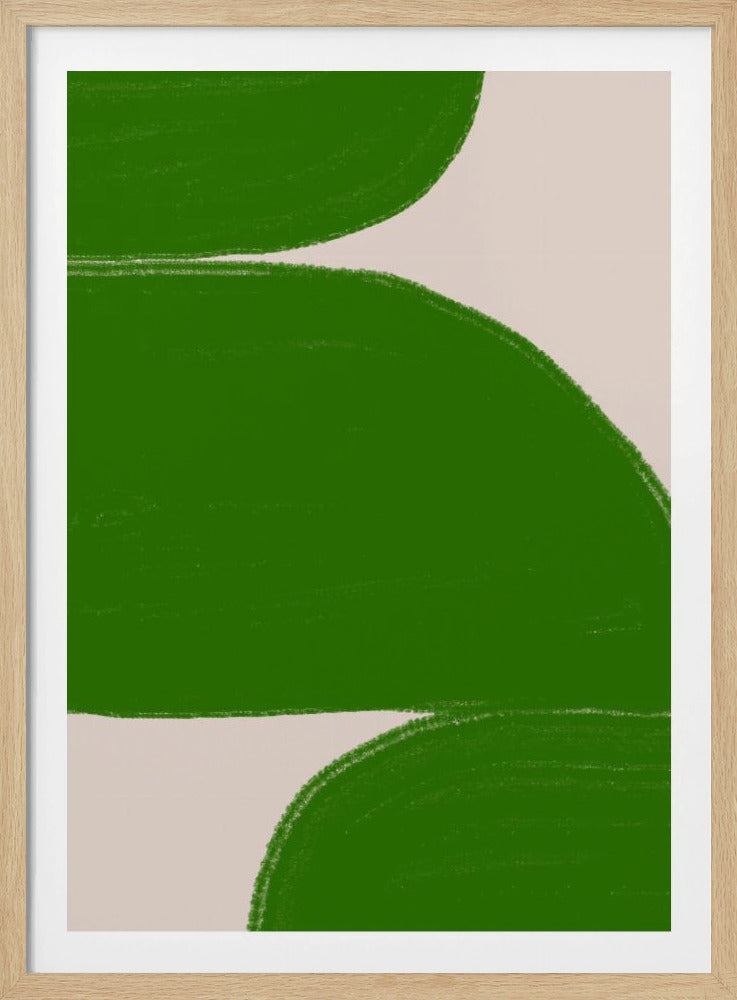 Green Waves Harmony | Poster