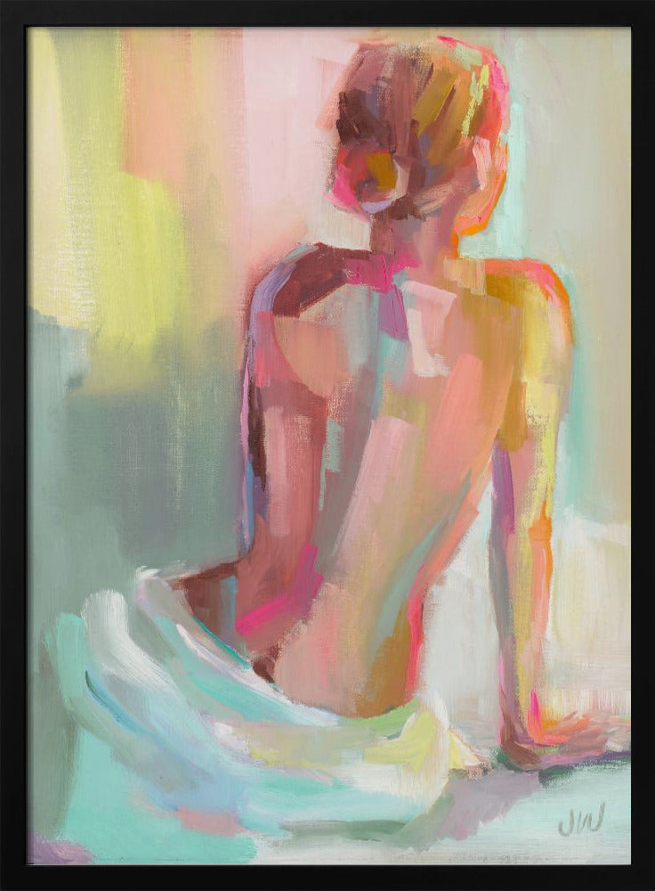 Vrouw poseren | Poster