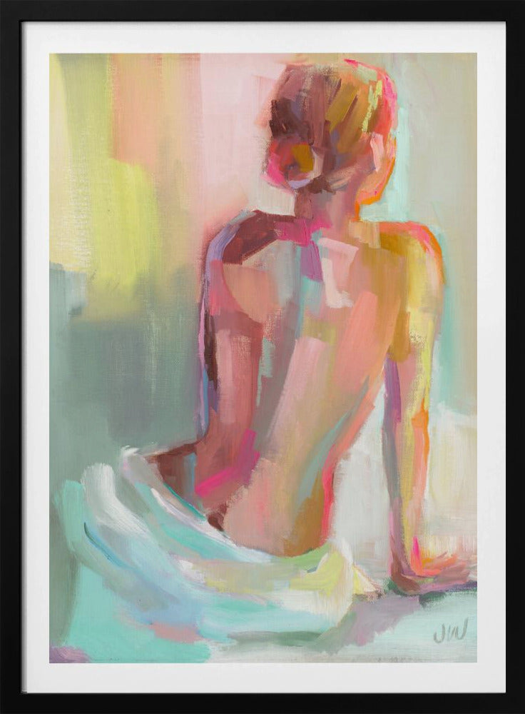 Vrouw poseren | Poster